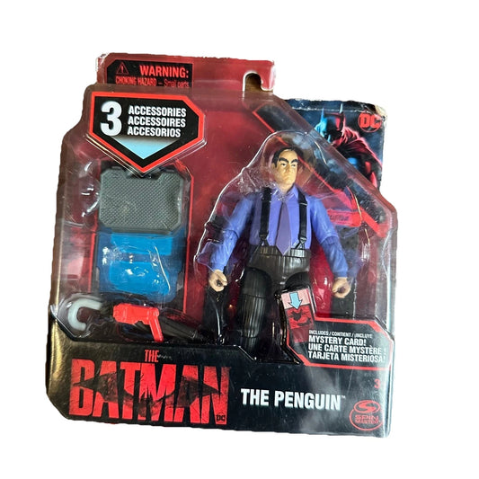 Spin Master DC The Batman the Pengun Action Figurine 3 NWT Toy VINTAGE
