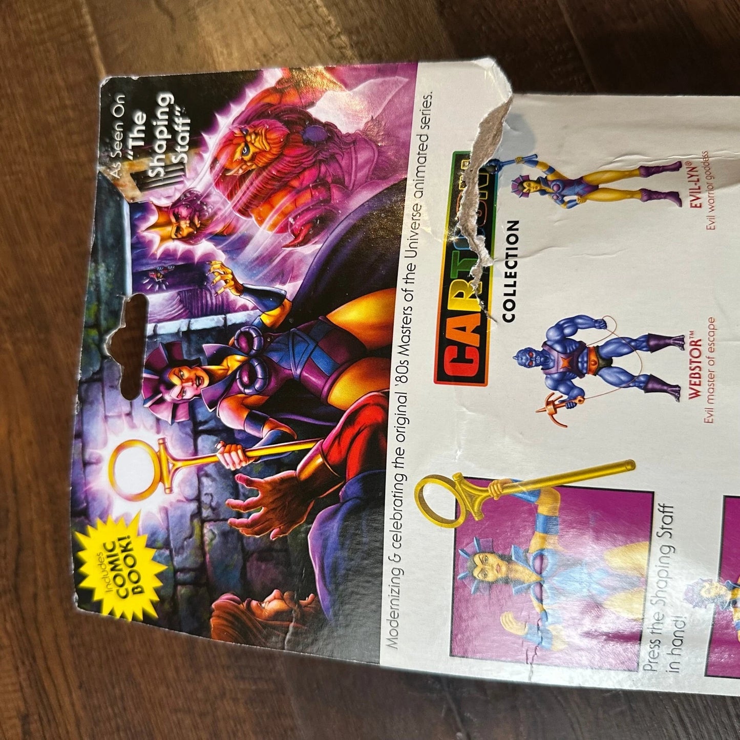 Mattel 80s VINTAGE Masters of the Universe Origins Cartoon New EVIL-LYN Figure