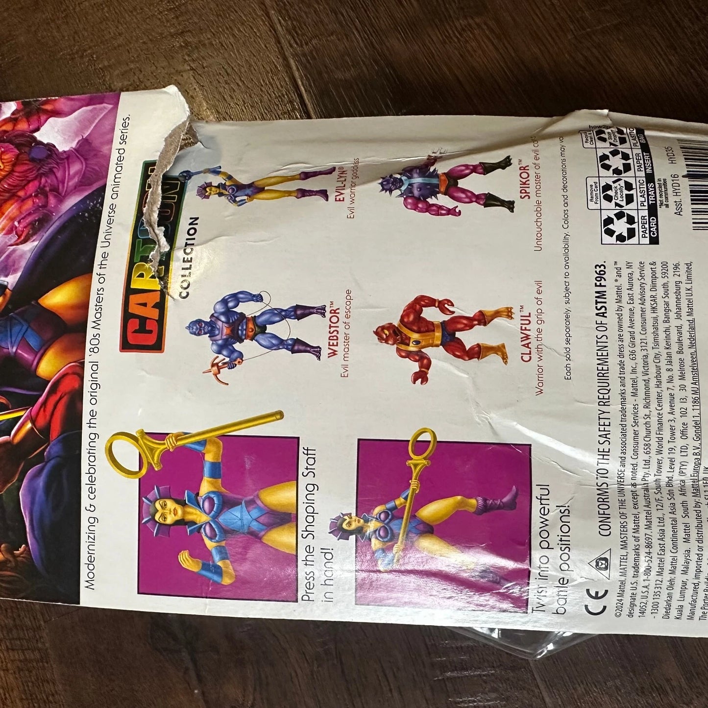 Mattel 80s VINTAGE Masters of the Universe Origins Cartoon New EVIL-LYN Figure