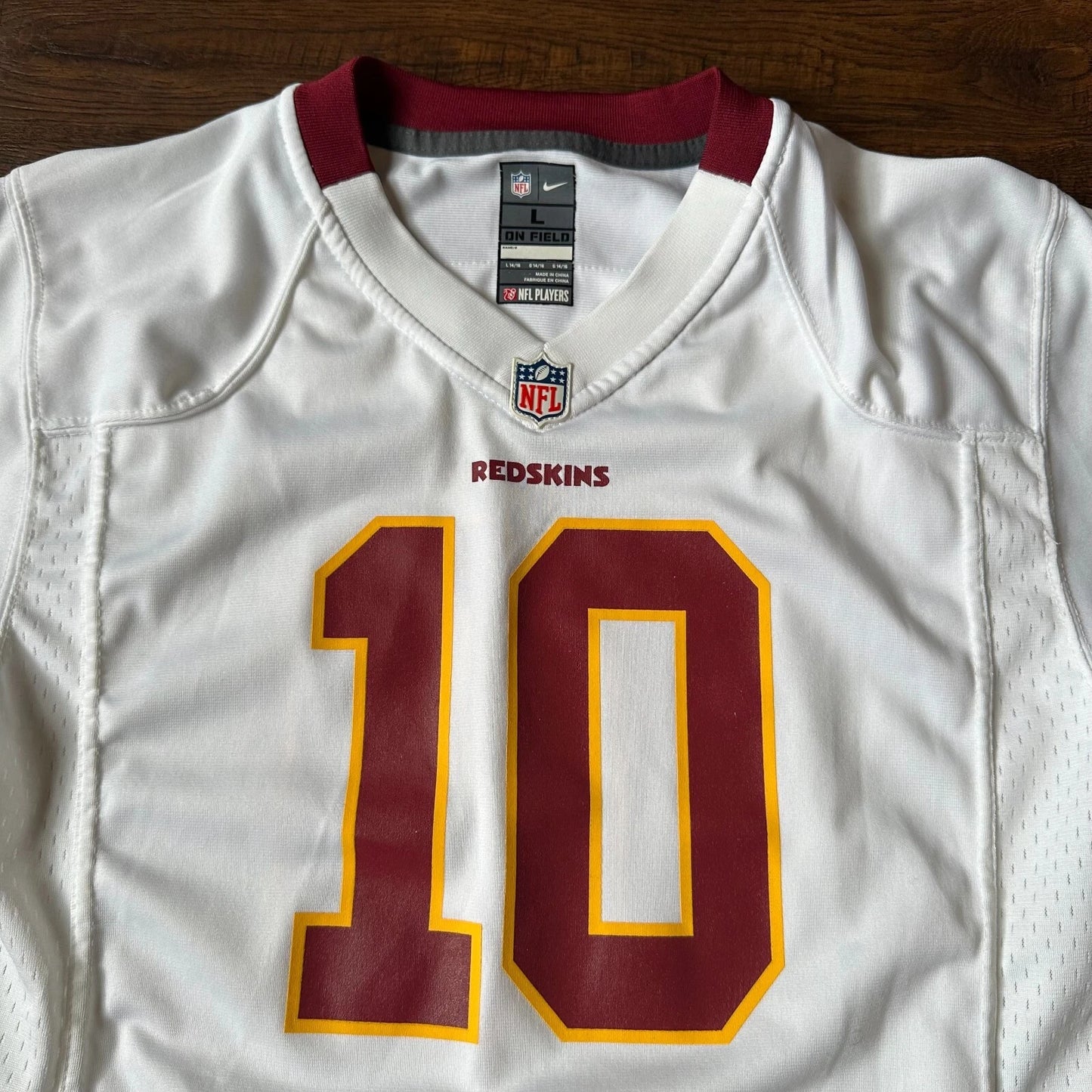 Nike Kids Large Robert Griffin III 10 Washington Redskins NFL Jersey Y2K Vintage