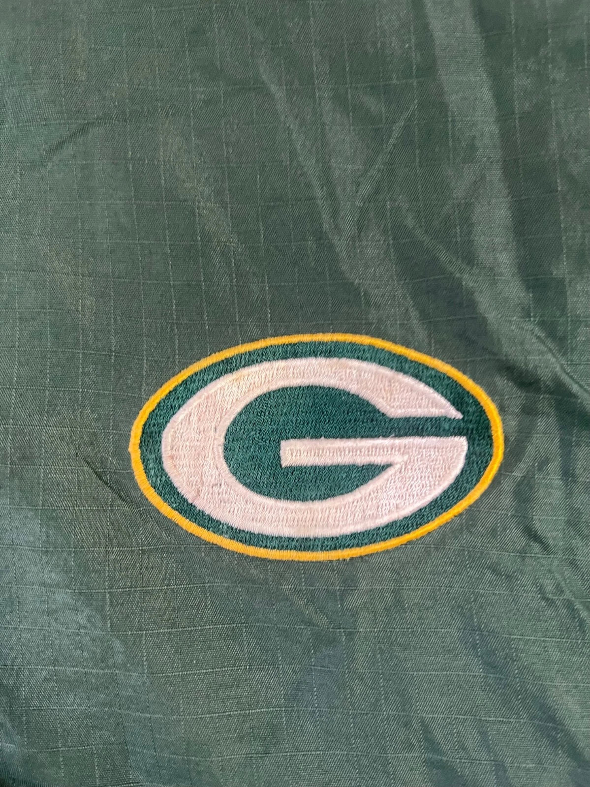 Vintage Pro Line Green Bay Packers Mens Green Full Zip NFL Parka Jacket Size XL