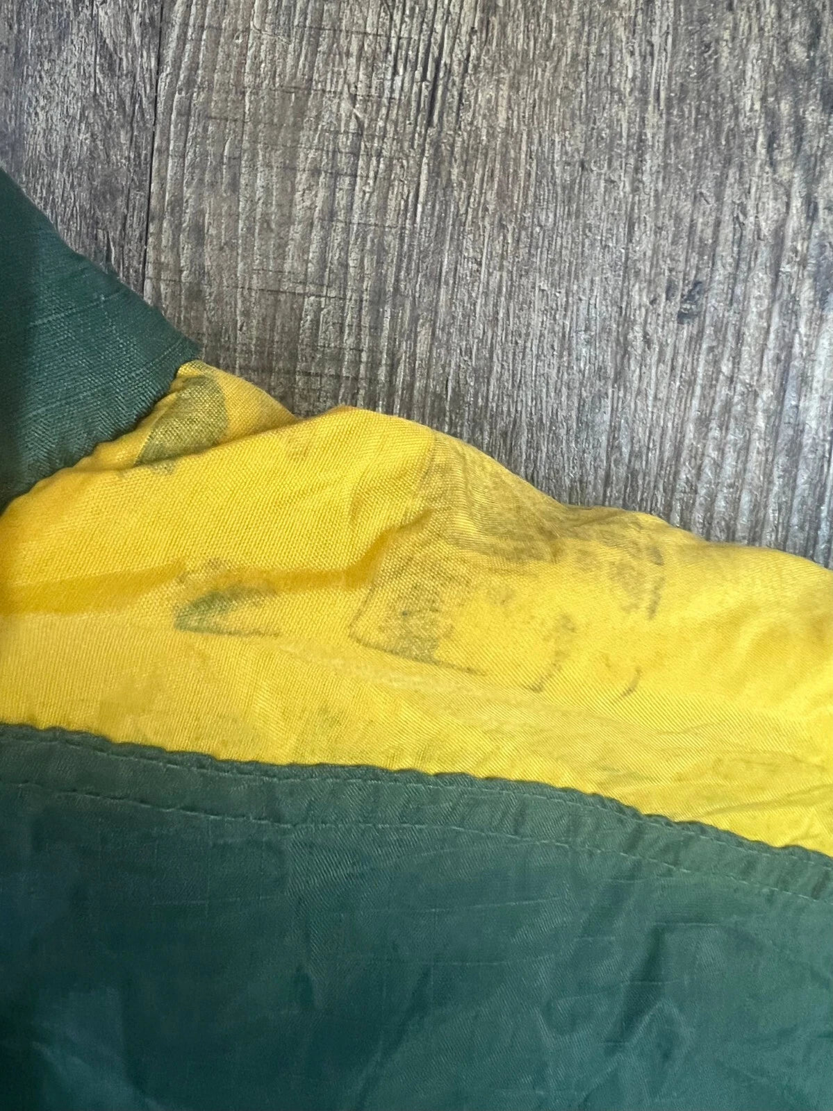 Vintage Pro Line Green Bay Packers Mens Green Full Zip NFL Parka Jacket Size XL
