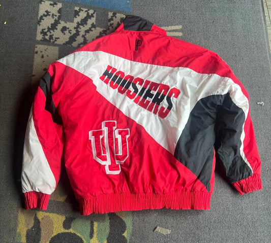 Vintage ProPlayer RARE Multicolor Colorblock Indiana Hoosiers Jacket Y2K Medium