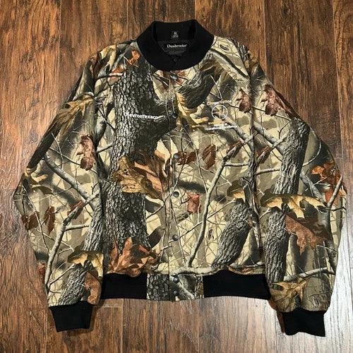 Vintage DunBrooke Realtree Camo XL Bomber Jacket