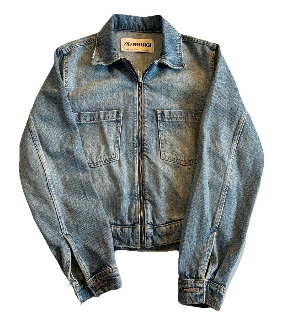 Rare 🔥 ZARA X RHUIGI Denim Jacket Size