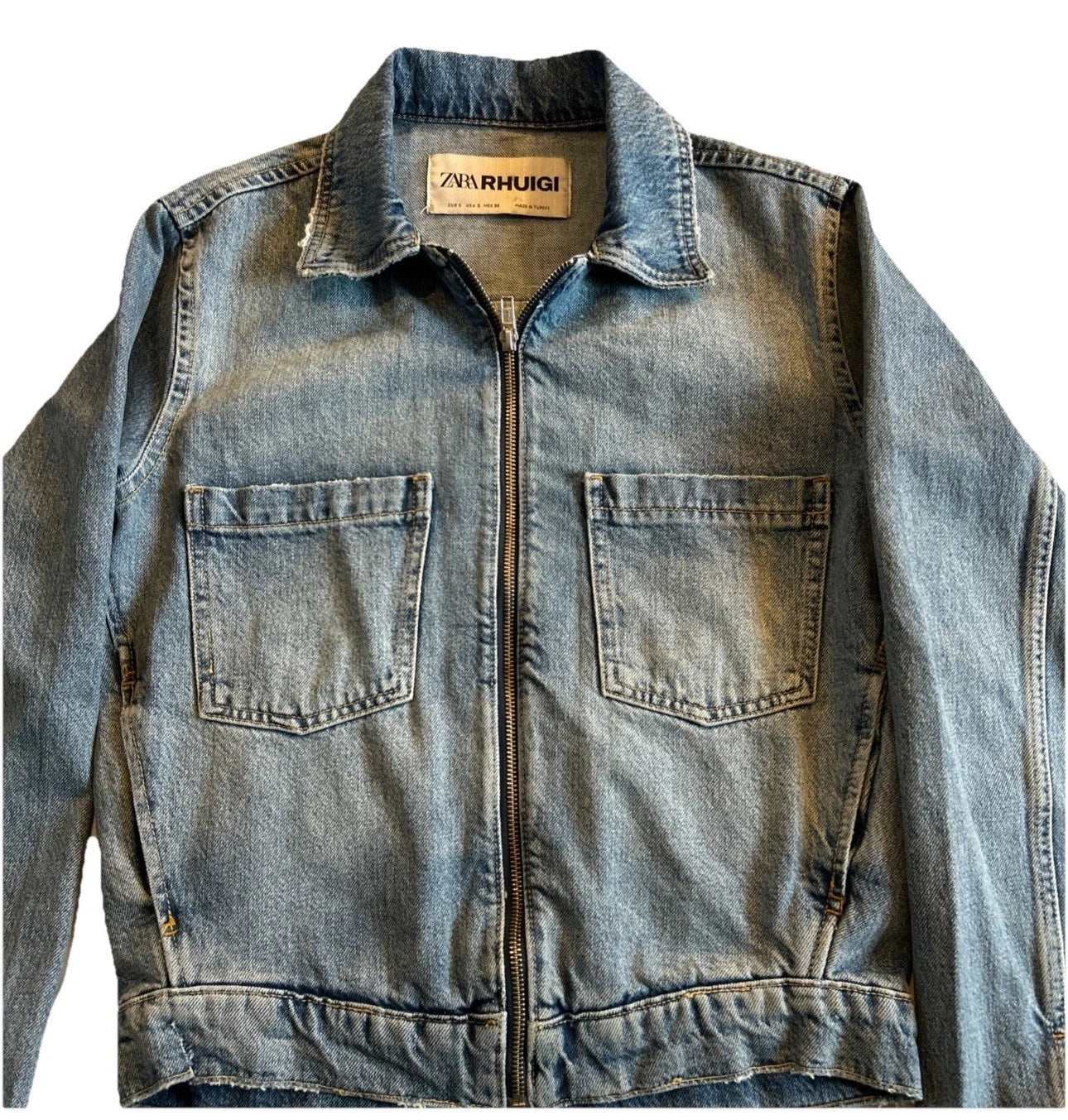 Rare 🔥 ZARA X RHUIGI Denim Jacket Size