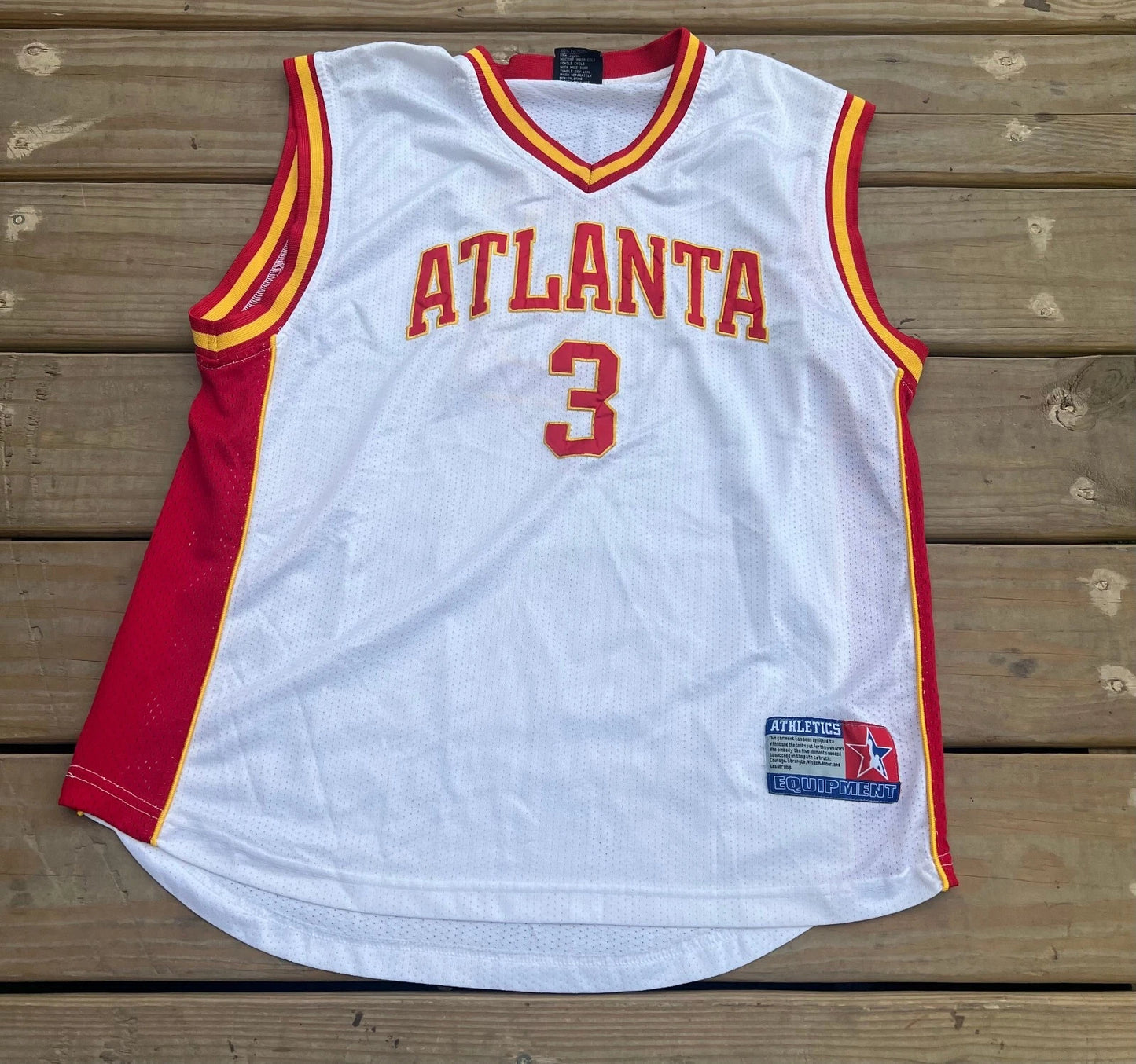 VINTAGE Mens NBA Authentic Kevin Huerter #3 Atlanta Hawks Jersey Size L RARE