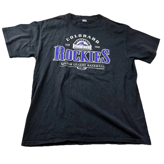 CSA VF Imagewear Mens Colorado Rockies Short Vintage MLB Baseball Rare Size L