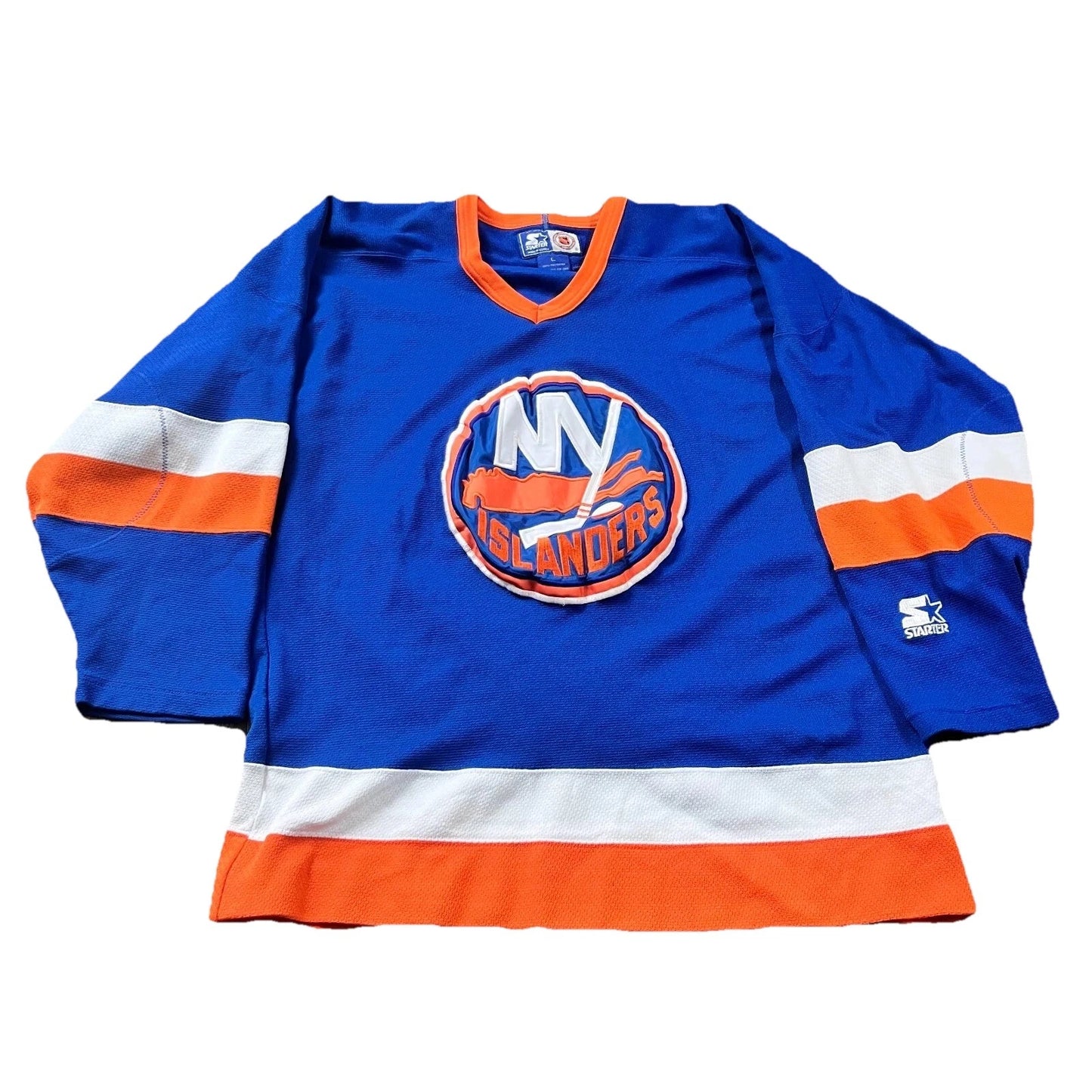Vintage 90's Starter Mens New York Islanders NHL Hockey Jersey Rare Y2K Oversize