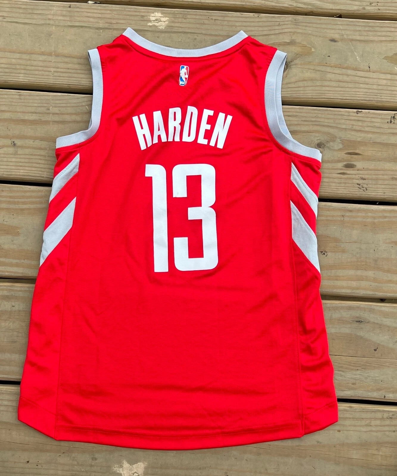 Vintage Houston Rockets James Harden #13 NBA Basketball Youth Red Jersey Size M
