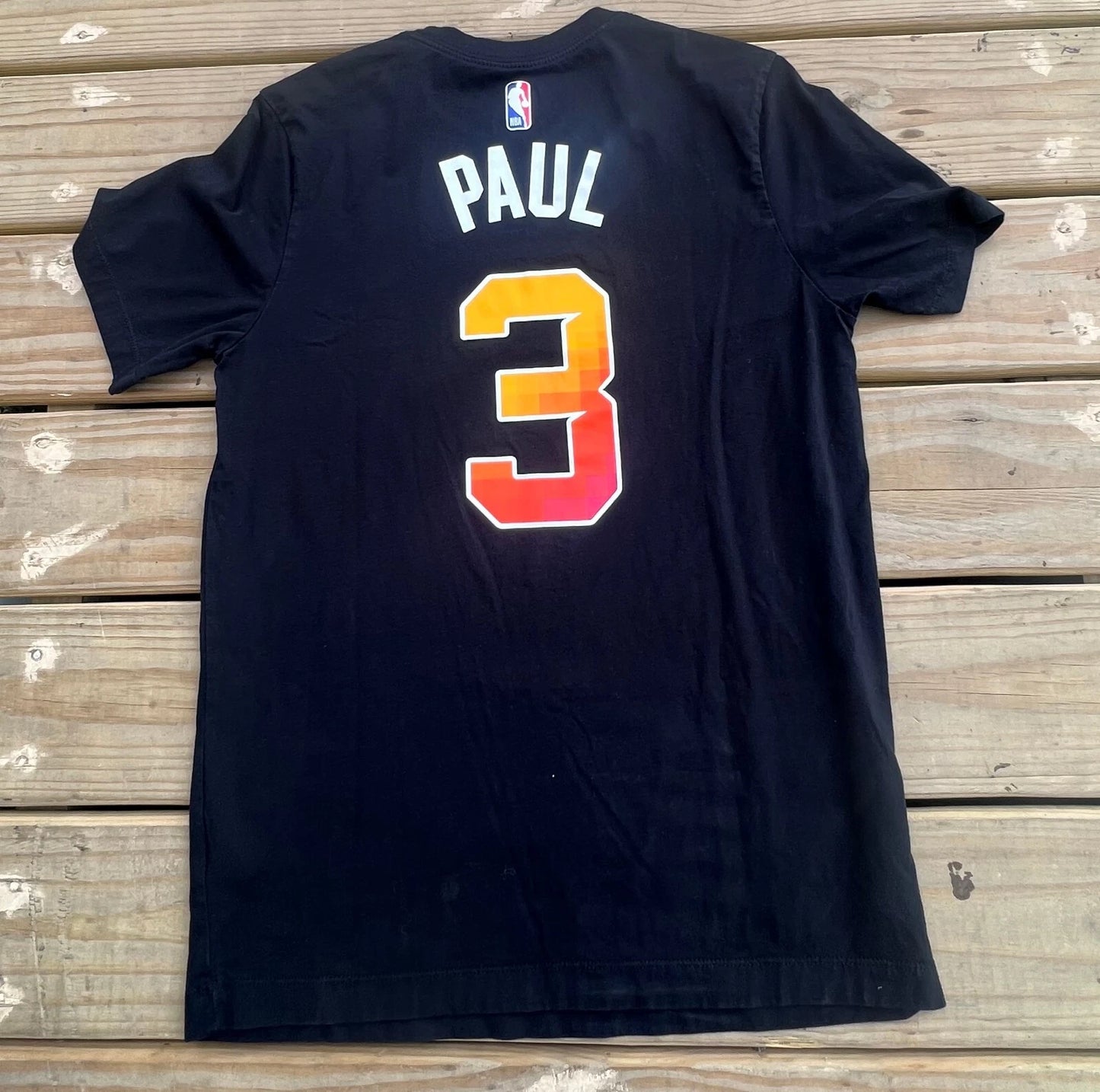 Jordan Chris Paul #3 Phoenix Suns Black Short Sleeve NBA The Nike Tees Size M