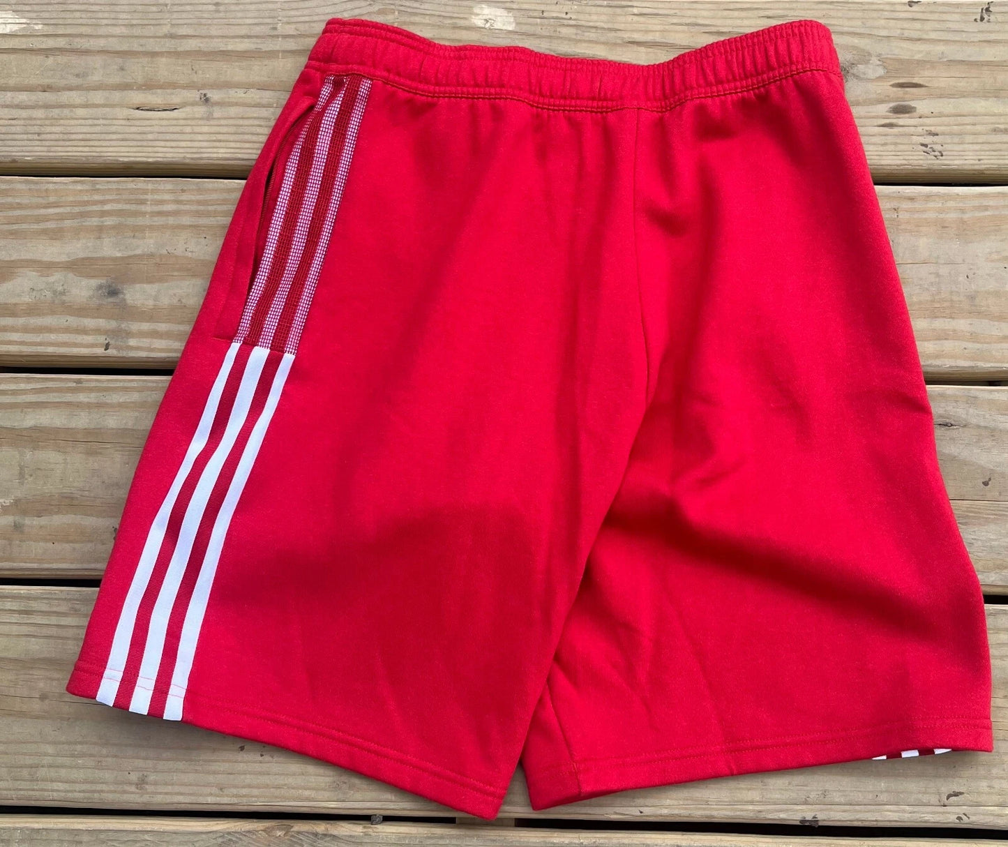 Adidas Tiro 21 Mwns Team Power Red 2 Fleece Soccer Sweat Shorts Size M RARE NWT