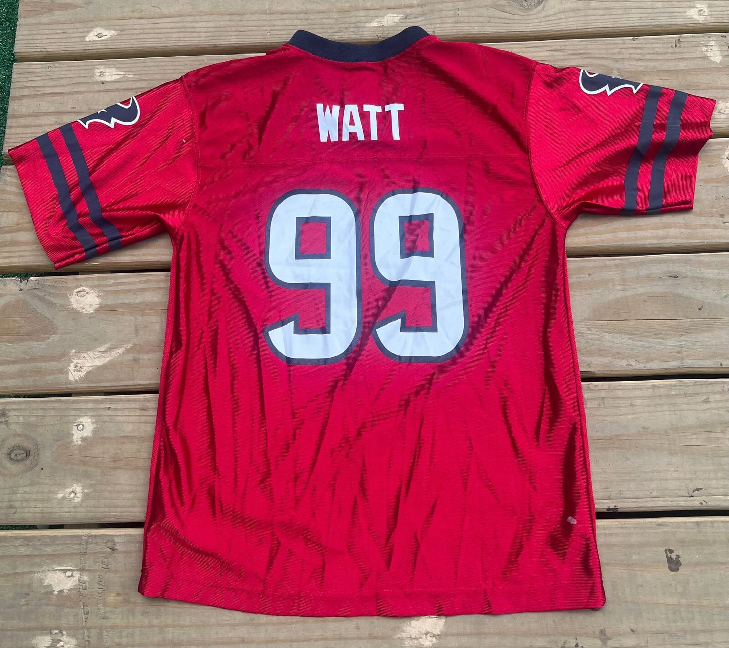 GOn Field Youth Player J.J. Watt #99 Houston Texans Football Jersey Size 2XL