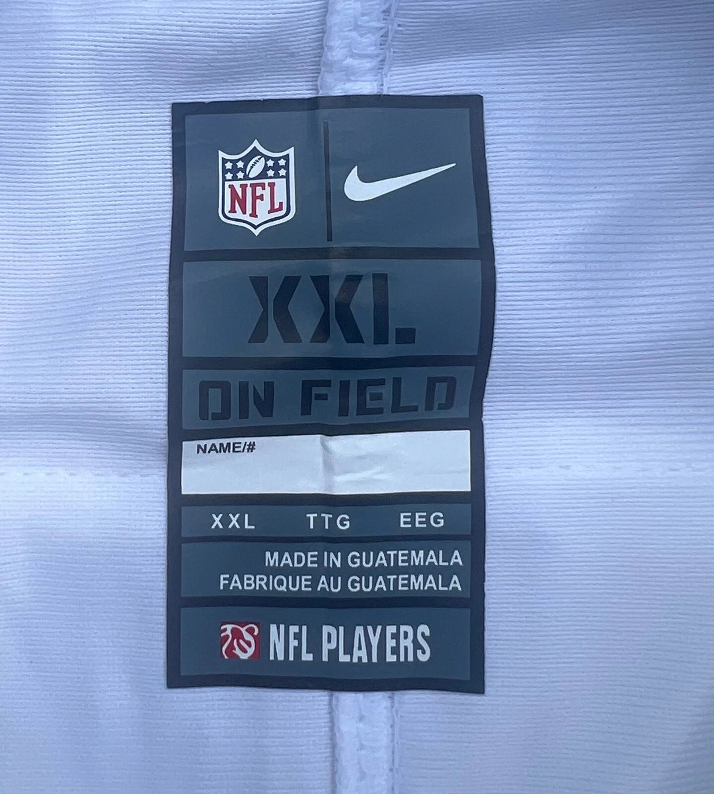 Nike Mens White #4 Blake Gillikin New Orleans Saints NFL On Field Jersey Sz 2XL