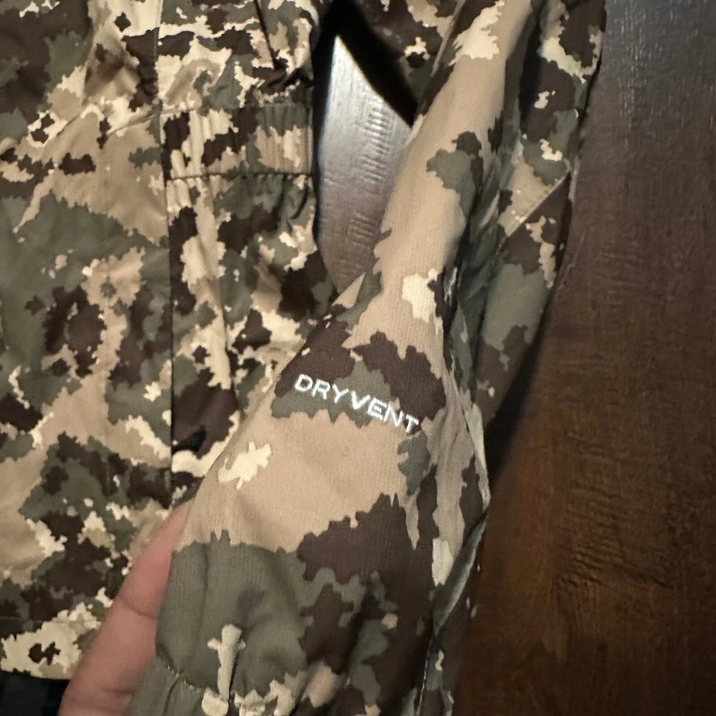 The North Face Women Green Camouflage Tamburello Insulated Parka Jacket Size S