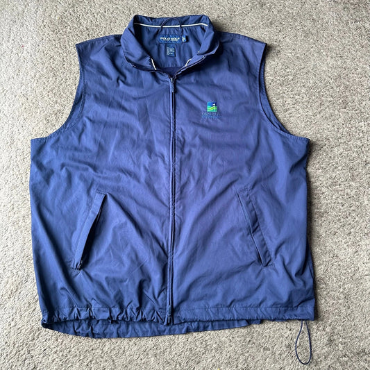 Wachovia Championship Polo Golf Ralph Lauren Men's Royal Blue Golf Vest Size XL