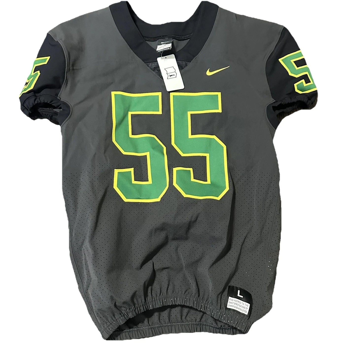 NWT Nike Oregon Ducks Vapor Untouchable Football Jersey Arthracite Men's L Free