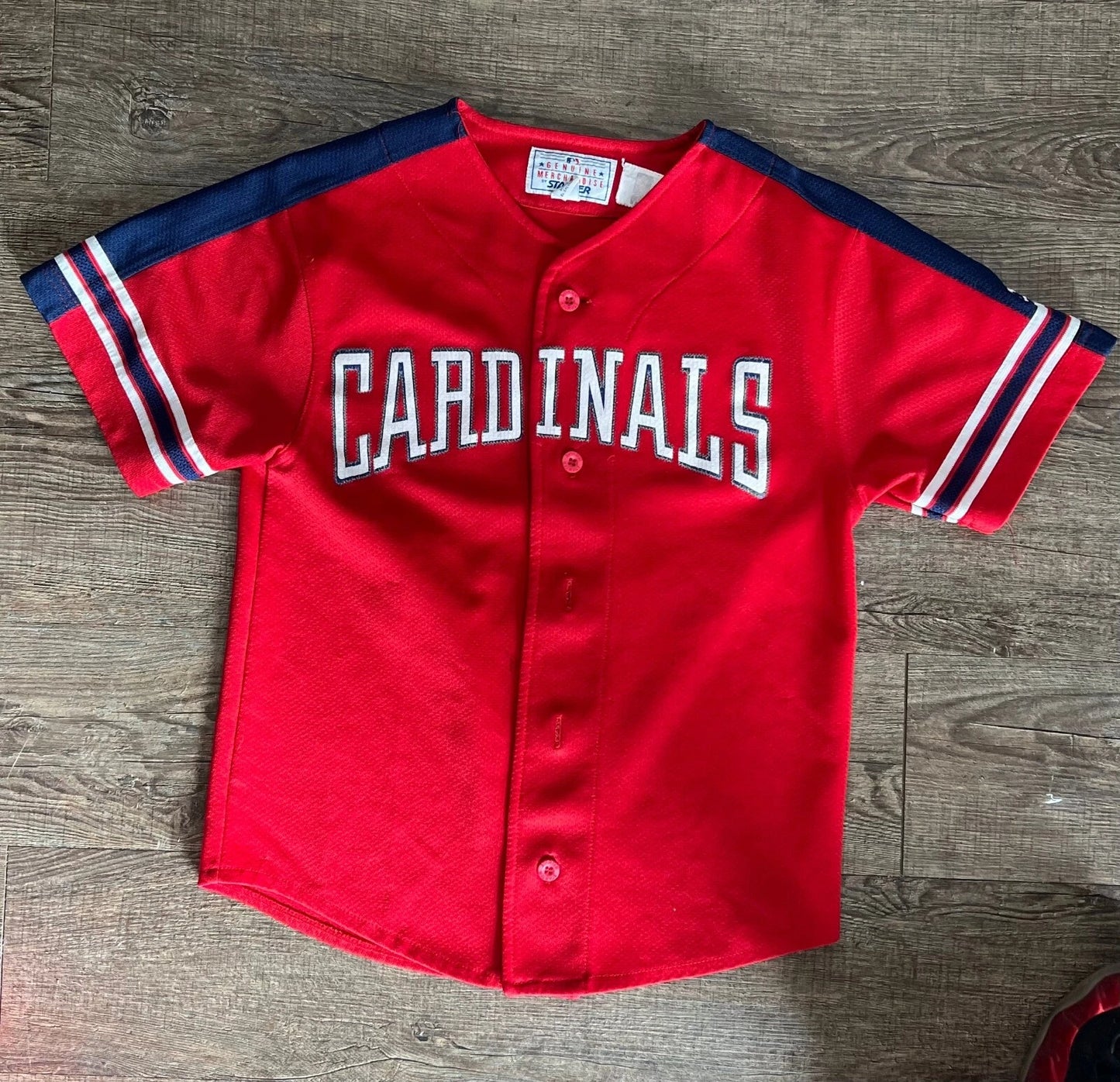 Vintage Starter St. Louis Cardinals Mark McGuire #25 MLB Basketball Shirt Size S