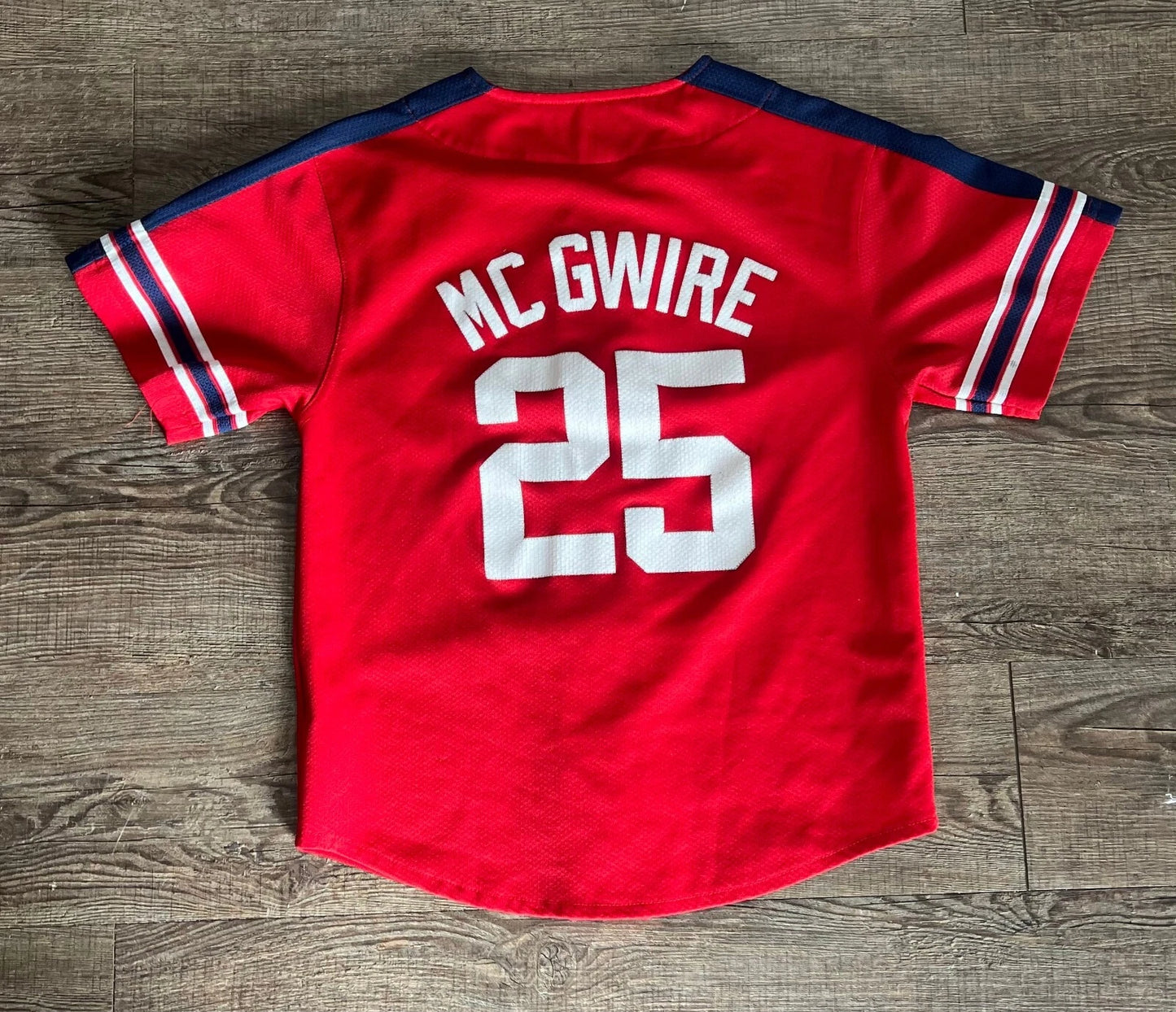 Vintage Starter St. Louis Cardinals Mark McGuire #25 MLB Basketball Shirt Size S