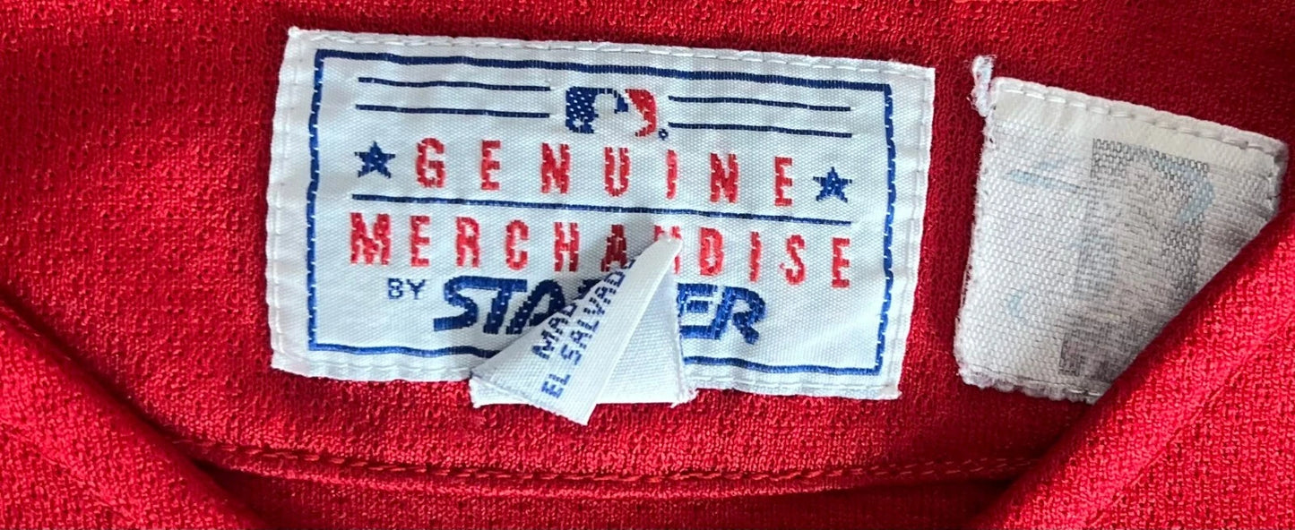Vintage Starter St. Louis Cardinals Mark McGuire #25 MLB Basketball Shirt Size S