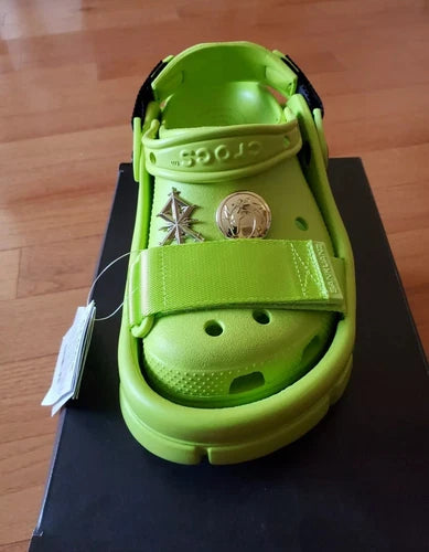 Crocs X SANKUANZ Classic Clog Green Collaboration Size 10M / 12W NO BOX