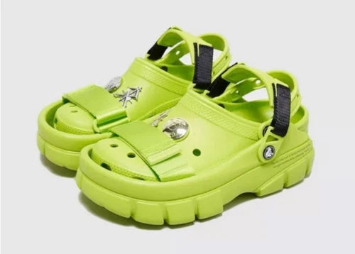 Crocs X SANKUANZ Classic Clog Green Collaboration Size 10M / 12W NO BOX