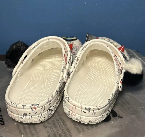 DISNEY Classic Cruella II Crocs Clog - NEW w/ TAG White Size Mens 10 Womens 12