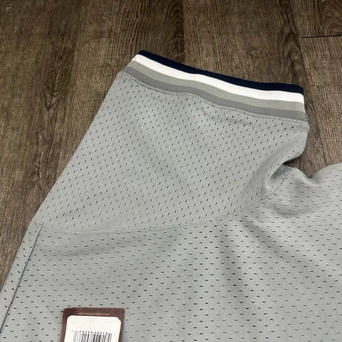 MITCHELL & NESS MLB NEW YORK YANKEES GRAY MESH JERSEY SIZE 2XL RARE SIZE