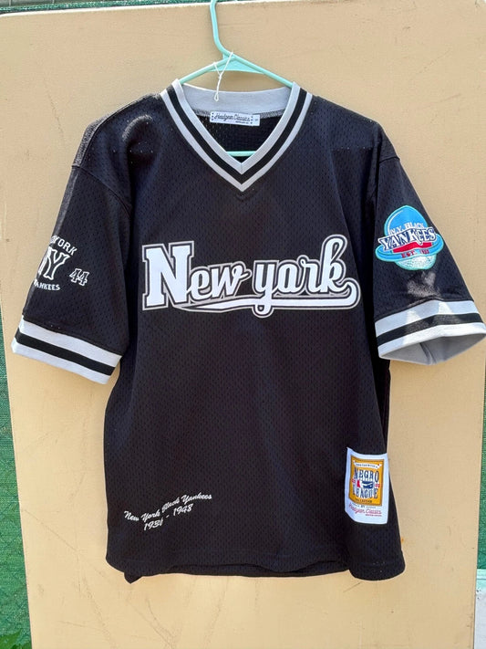 Headgear Classics New York Black Yankees #99 Negro League Baseball Jersey Small
