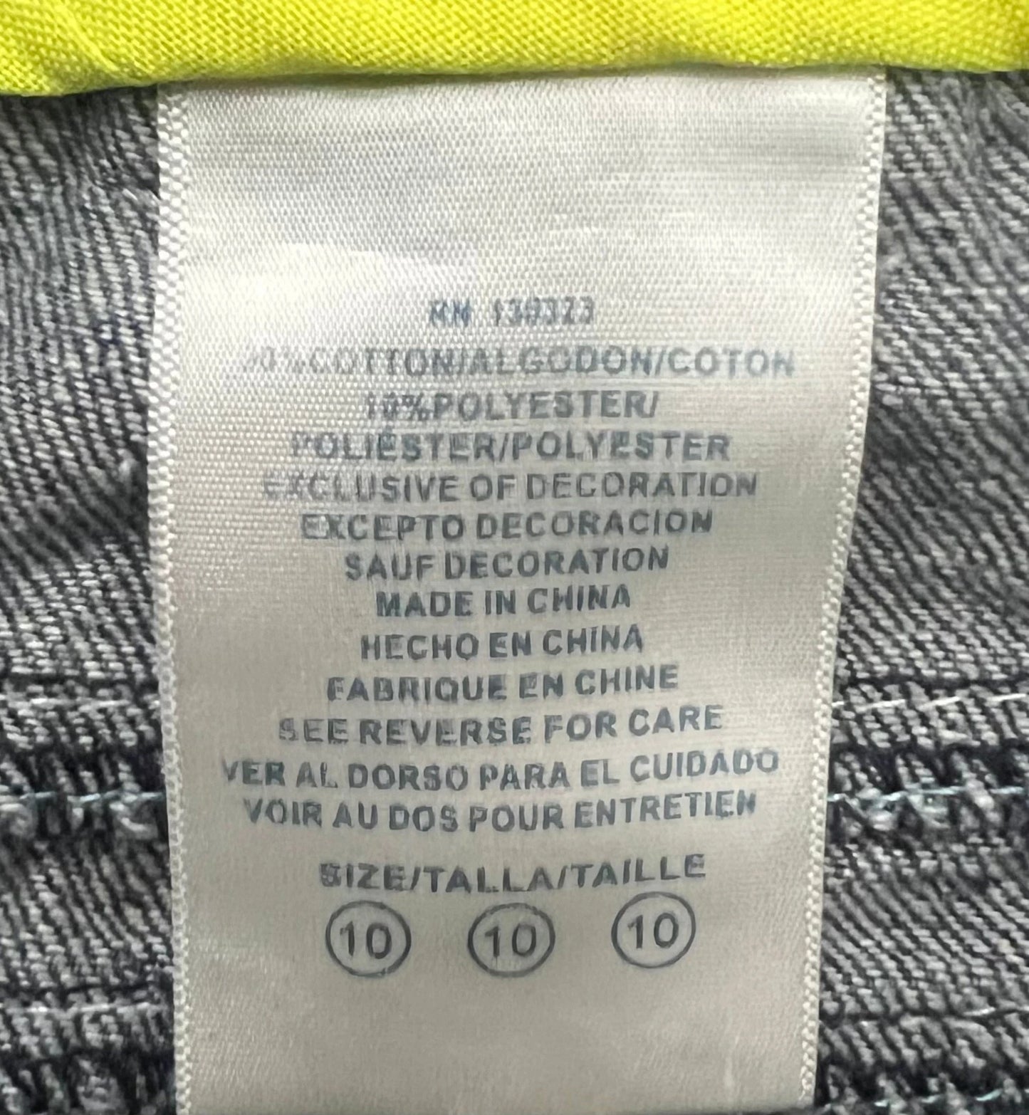 COOGI Girls Blue Medium Wash Denim Vintage y2K Baggy Wide Leg Jeans Size 10