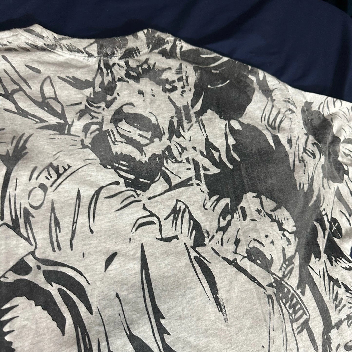 Vintage Marvel Comic Images X-Men Shirt All Over Print Wolverine Gambit RARE