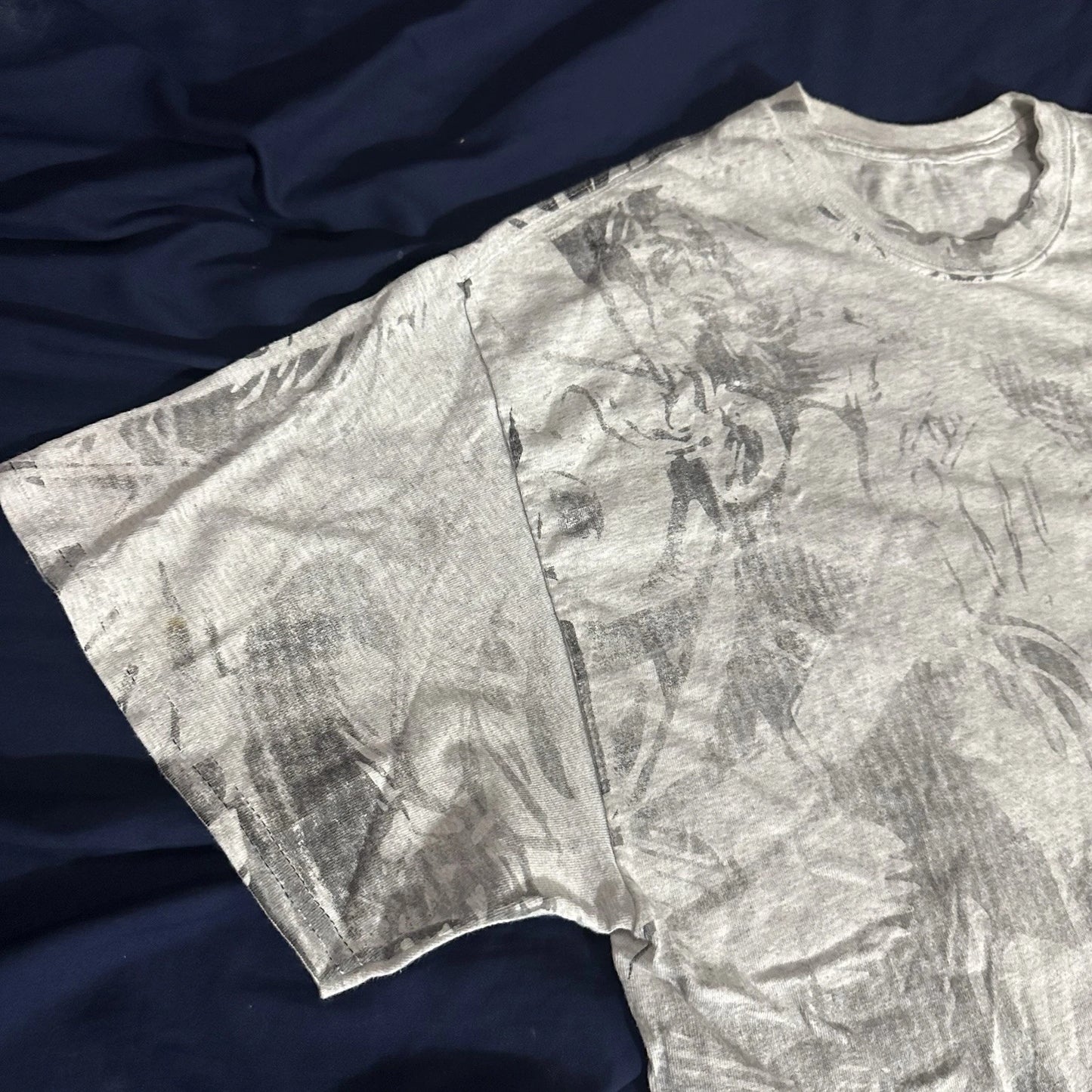 Vintage Marvel Comic Images X-Men Shirt All Over Print Wolverine Gambit RARE