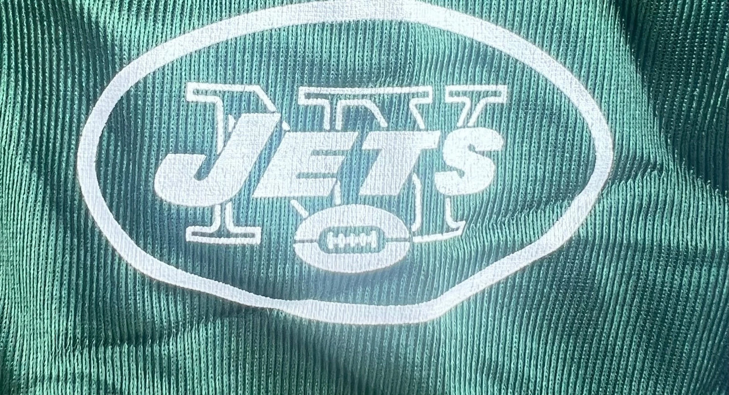 Reebok Mens Green Brett Favre #4 New York Jets On Field Youth Jersey Size L