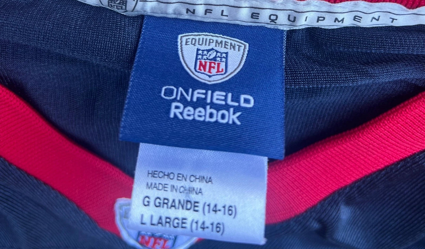 Reebok Mario Williams #90 Houston Texans Blue NFL Youth On Field Jersey Size L