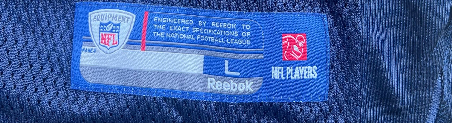 Reebok Mario Williams #90 Houston Texans Blue NFL Youth On Field Jersey Size L