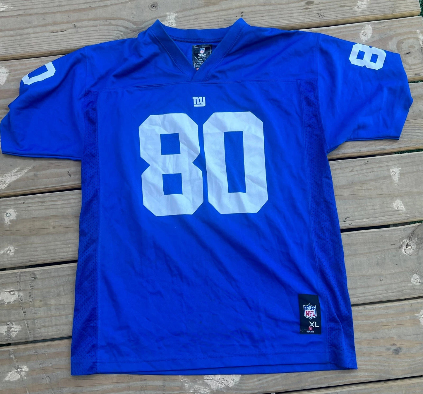 Victor Cruz #80 New York Giants Youth NFL Team Apparel Football Jersey Size XL
