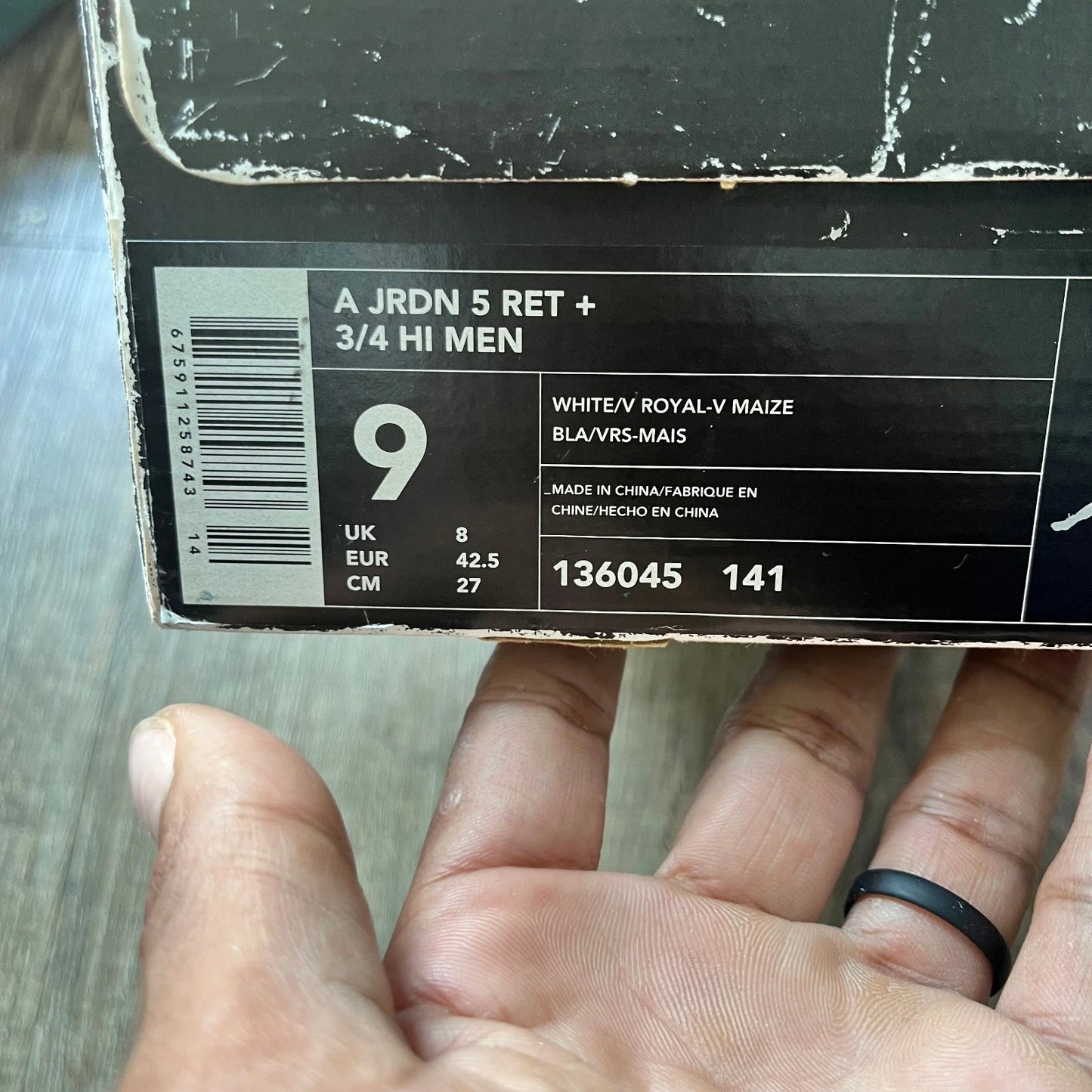 Nike Air Jordan 5 Laney 9 Rare 2000 Release OG ALL COLLECTORS ITEM VINTAGE