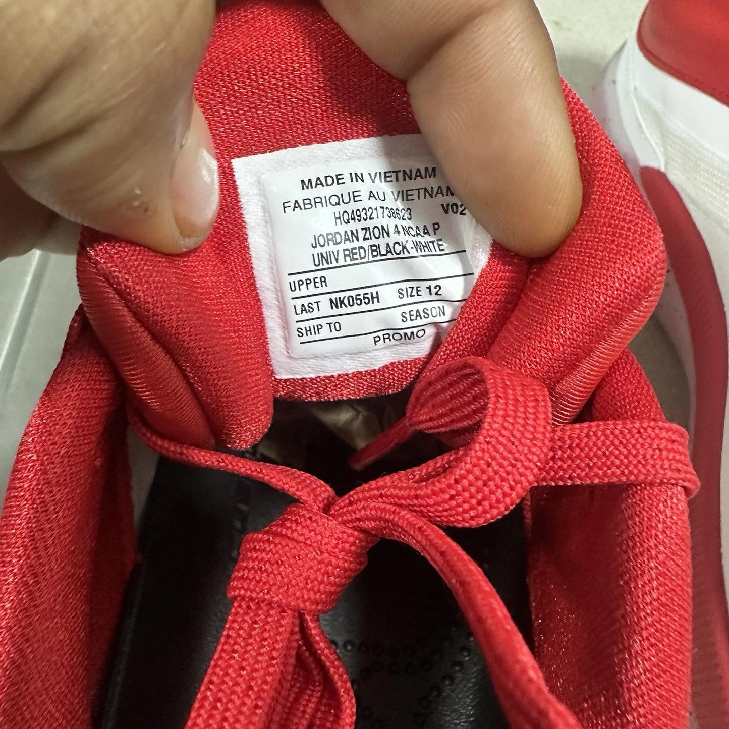 EW Jordan Zion 4 University Of Houston PE Promo 13 Player Exclusive 24-25Season