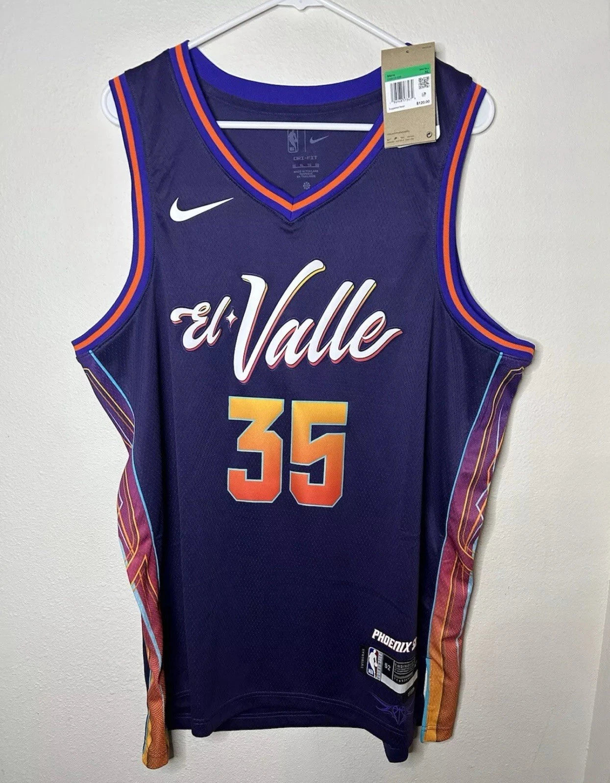 Kevin Durant Phoenix Suns 23-24 City Edition Swingman Jersey - DX8516-539 XL NEW