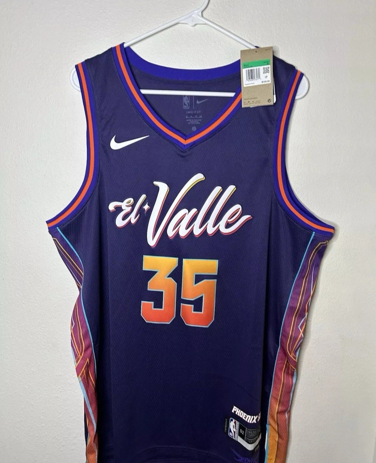 Kevin Durant Phoenix Suns 23-24 City Edition Swingman Jersey - DX8516-539 XL NEW