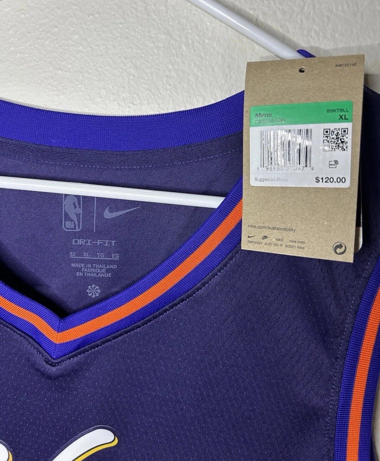 Kevin Durant Phoenix Suns 23-24 City Edition Swingman Jersey - DX8516-539 XL NEW