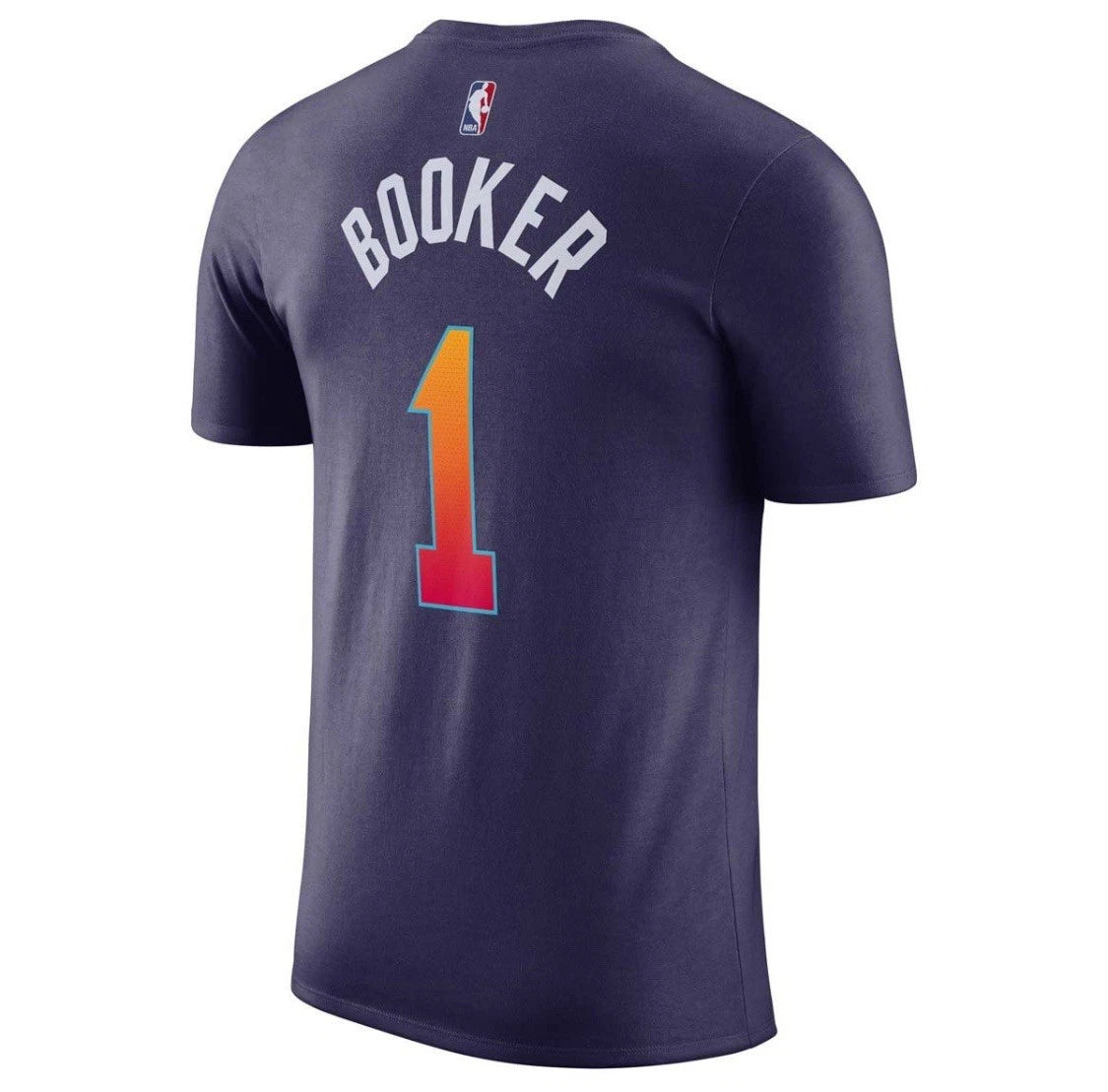 Nike Size M Devin Booker Phoenix Suns City Edition Purple T-Shirt NBA NWT