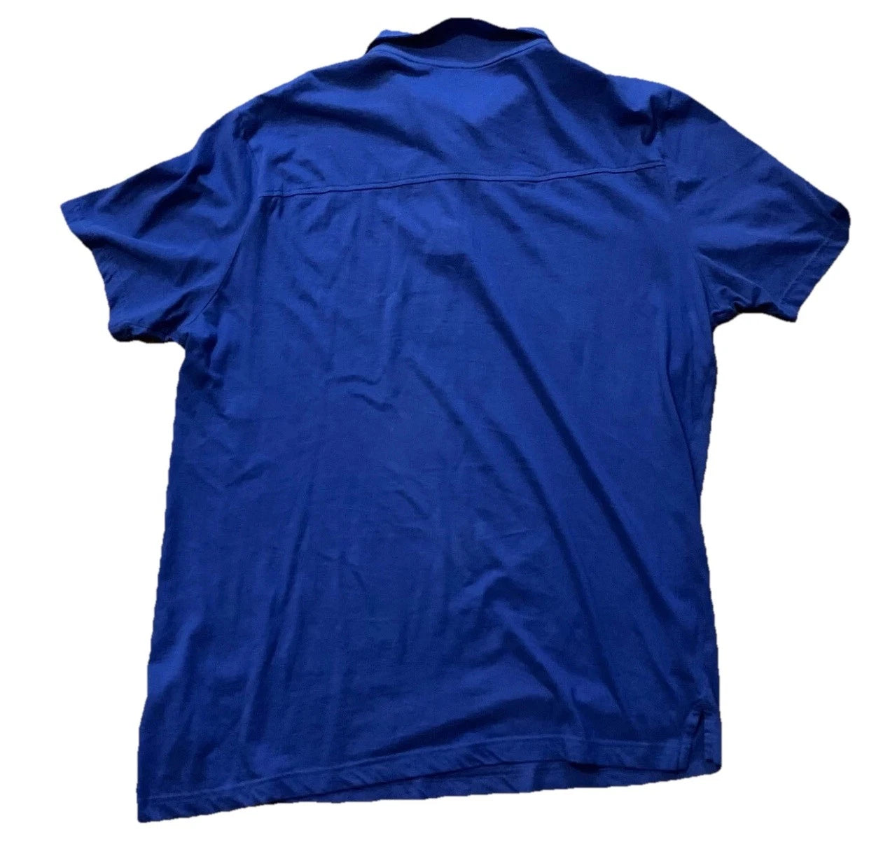 PUMA Mens Blue Short Sleeve Regular Fit Pullover Sports Polo Shirt Size X-Large