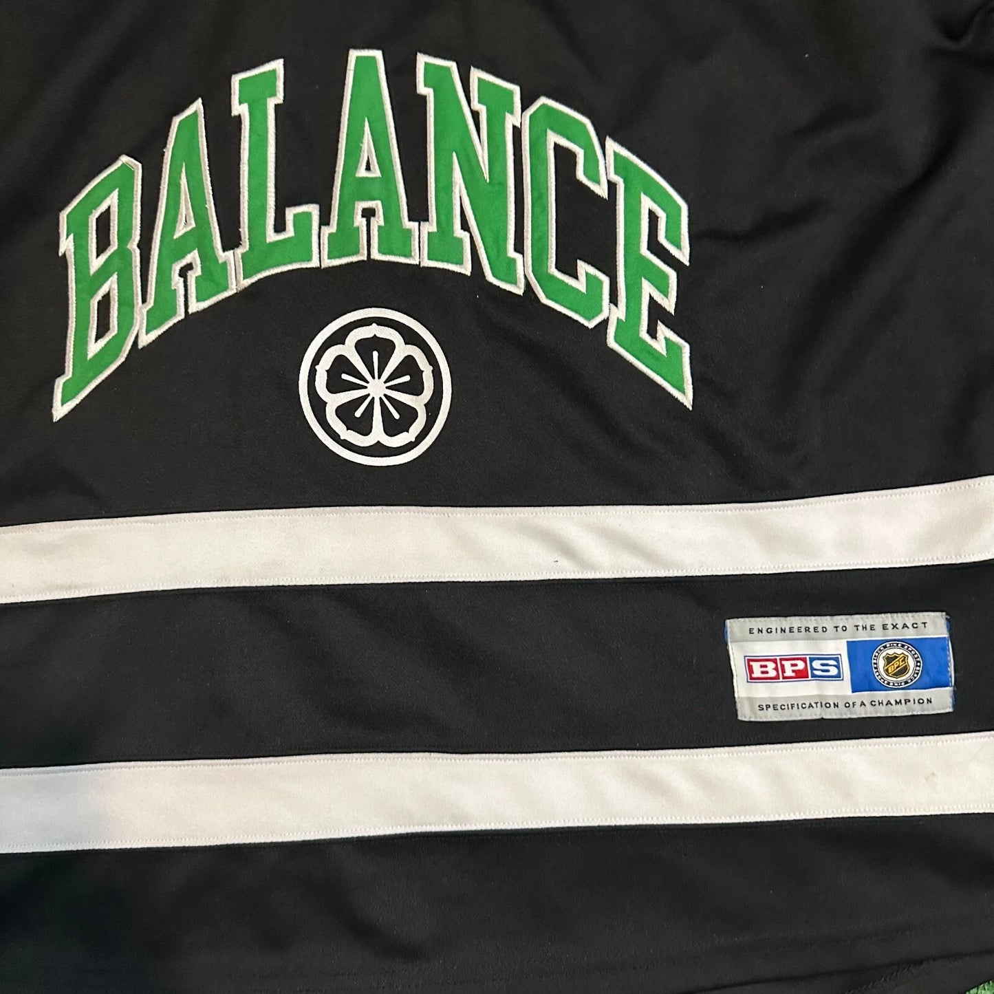 Black Pike Higher State Balance Mens Black Long Sleeve Casual Jersey Size 2XL
