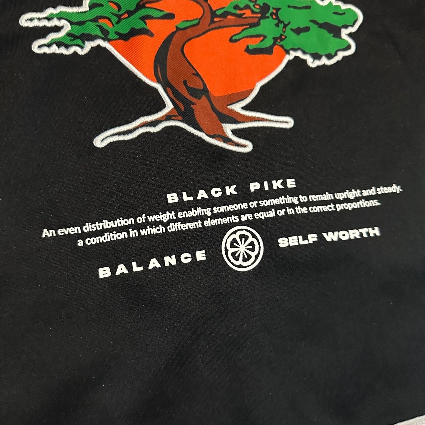 Black Pike Higher State Balance Mens Black Long Sleeve Casual Jersey Size 2XL