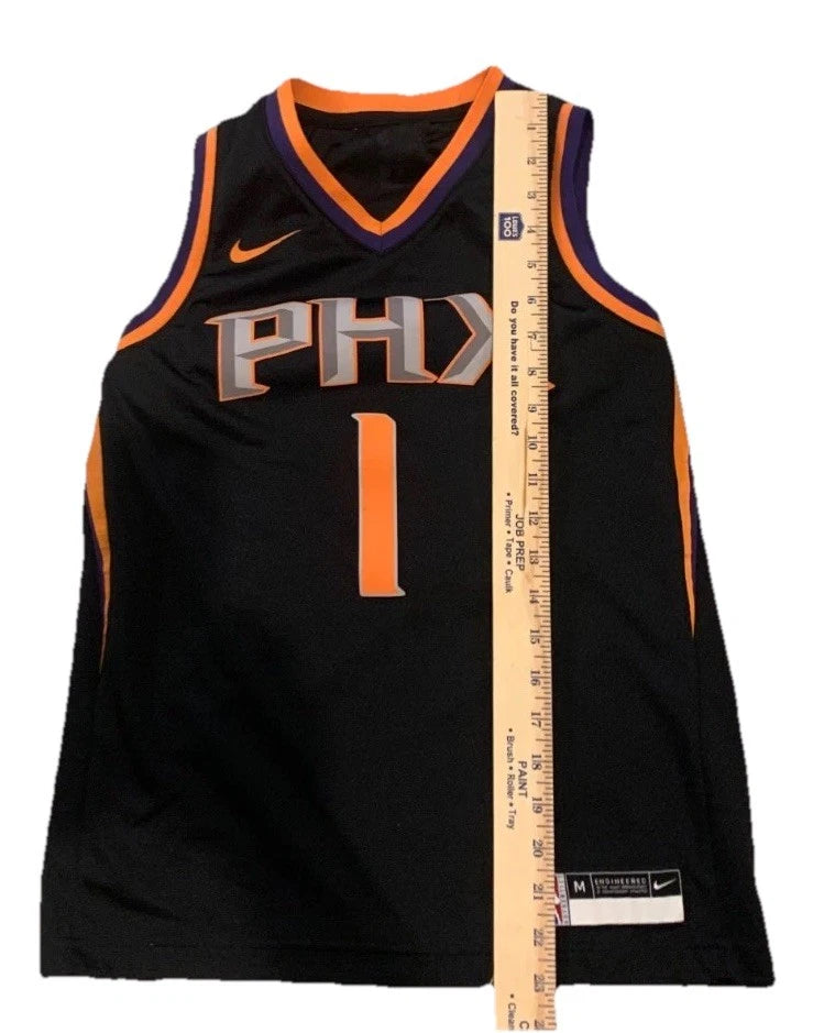 Nike Mens Black Devin Booker #1 Phoenix Suns Statement Swingman NBA Jersey M