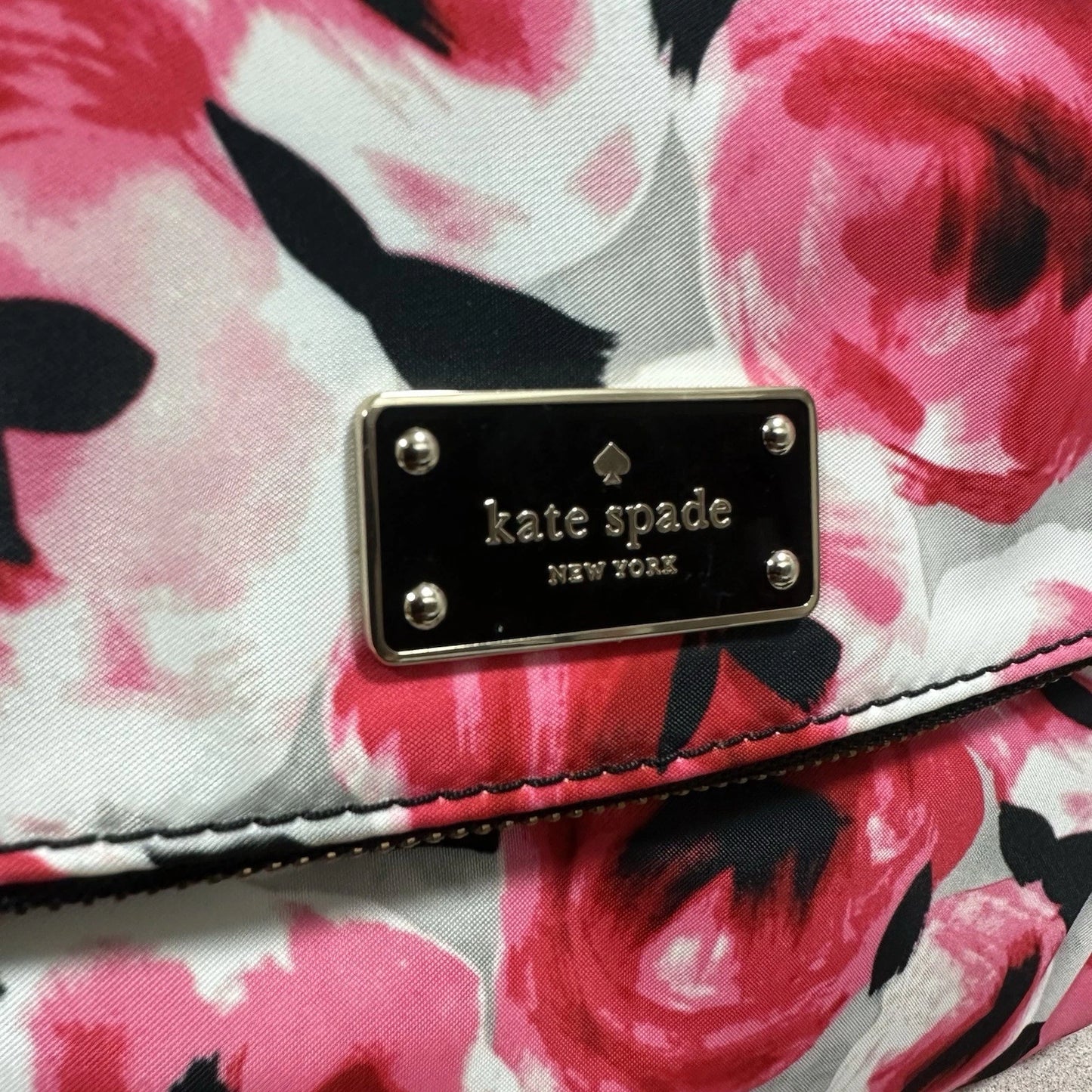 Kate Spade NEW TAGS NY Floral Crossbody Purse Pink Rose Shoulder Hand Bag Maise