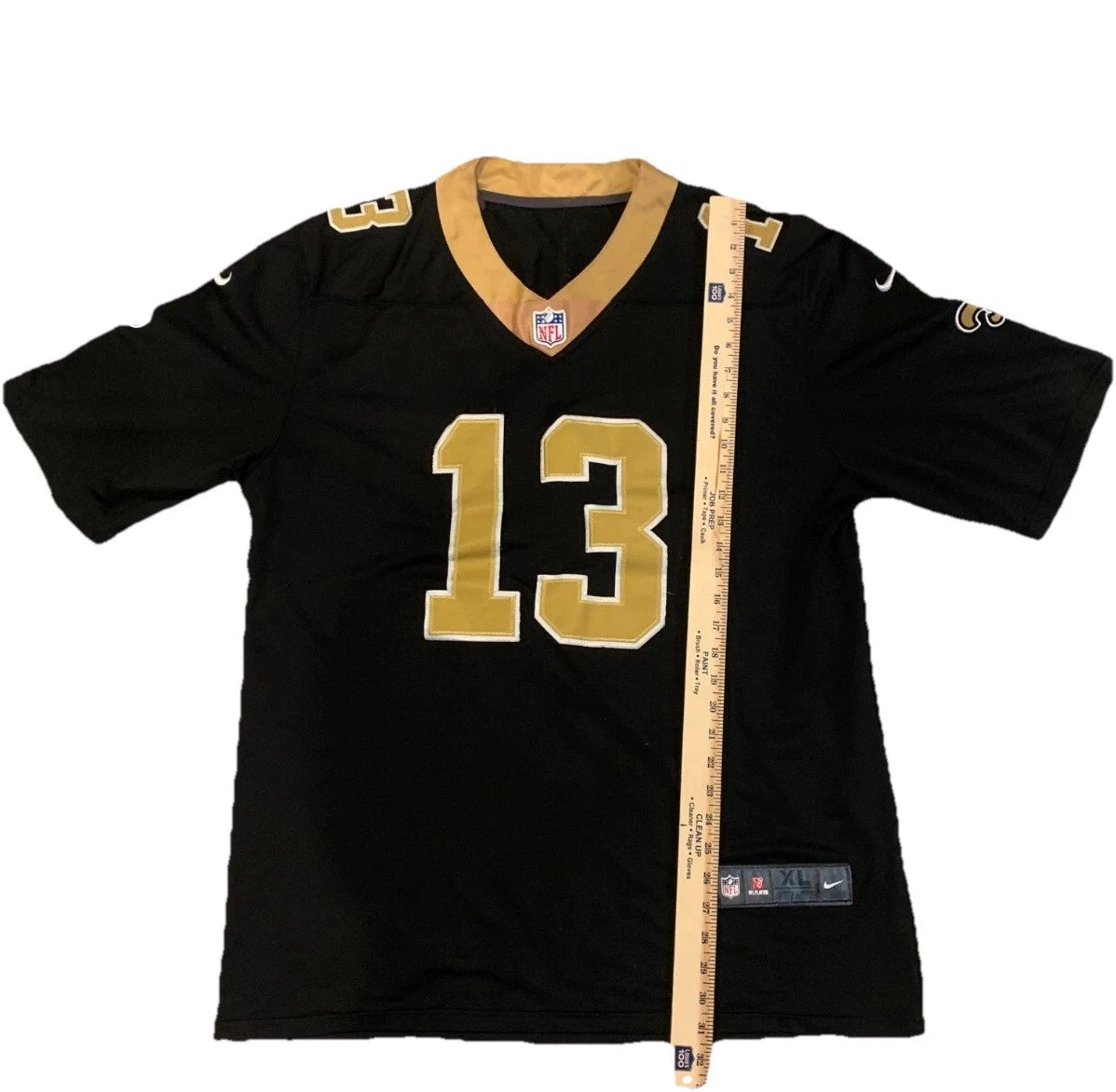 Nike Mens Black Michael Thomas #13 New Orleans Saints NFL Jersey X-Large