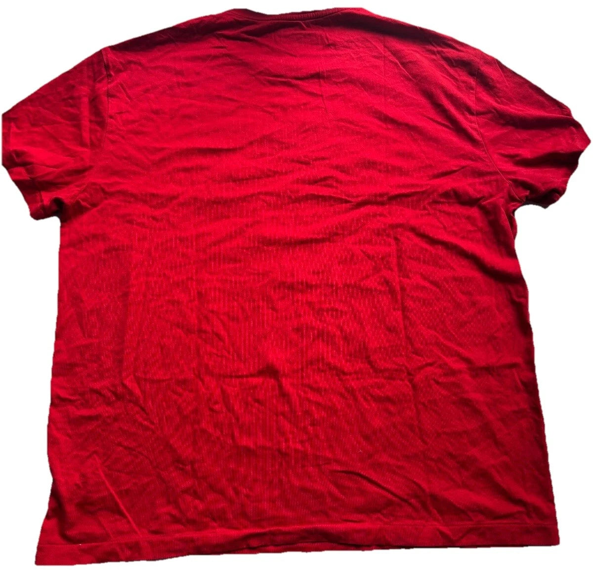 Polo By Ralph Lauren Mans Red USA Flag Graphic Classic Fit Solid T-Shirt Large