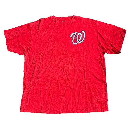 Majestic Mens Red Washington Nationals Bryce Harper #34 MLB T-Shirt Size 3XL